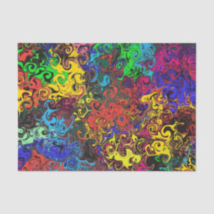 Abstract Colourful Twirlers / Tissue Paper