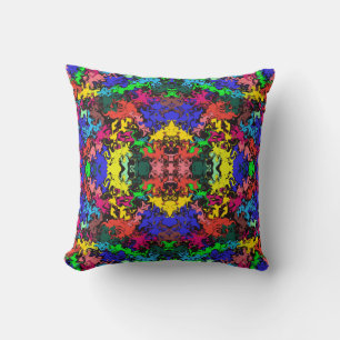 Abstract Colourful Twirls / Mirror / Throw Pillow