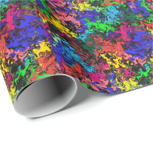 Abstract Colourful Twirly / Wrapping Paper