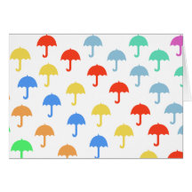Abstract Colourful Umbrellas