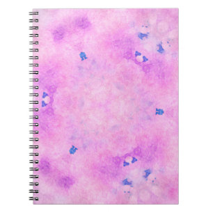 Abstract colourful watercolor. Digital art paintin Notebook