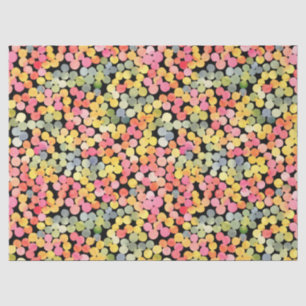 Abstract Colourful Watercolor Dots Tissue Paper