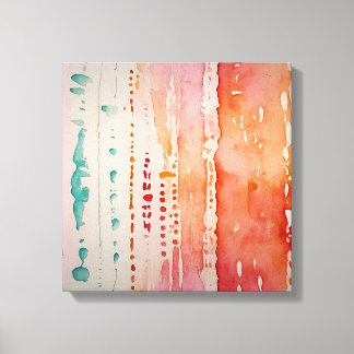 Abstract Colourful Watercolor wall art