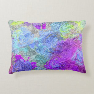Abstract Colours 2 Accent Pillow