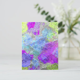 Abstract Colours 2 Postcard