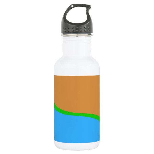 Abstract colours 532 ml water bottle (Front)