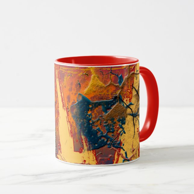 Abstract colours, art   coffee mug (Front Right)