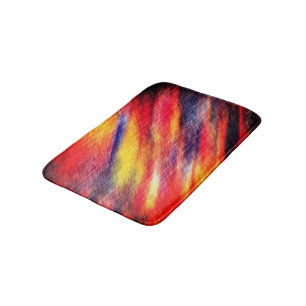 Abstract Colours Bath Mat