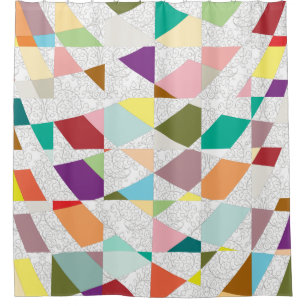 Abstract Colours Damask