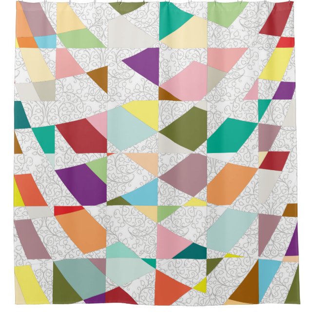 Abstract Colours Damask (Front)