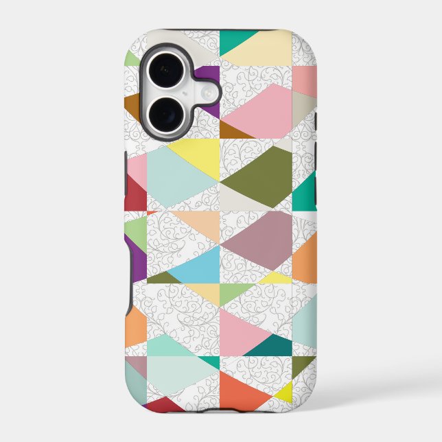Abstract Colours Damask (Back)