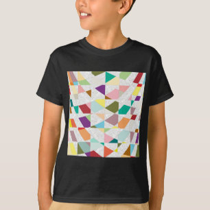 Abstract Colours Damask T-Shirt
