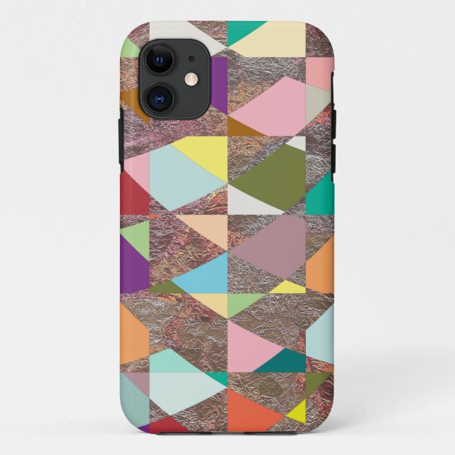 Abstract Colours Glitter Case-Mate iPhone Case (Back)