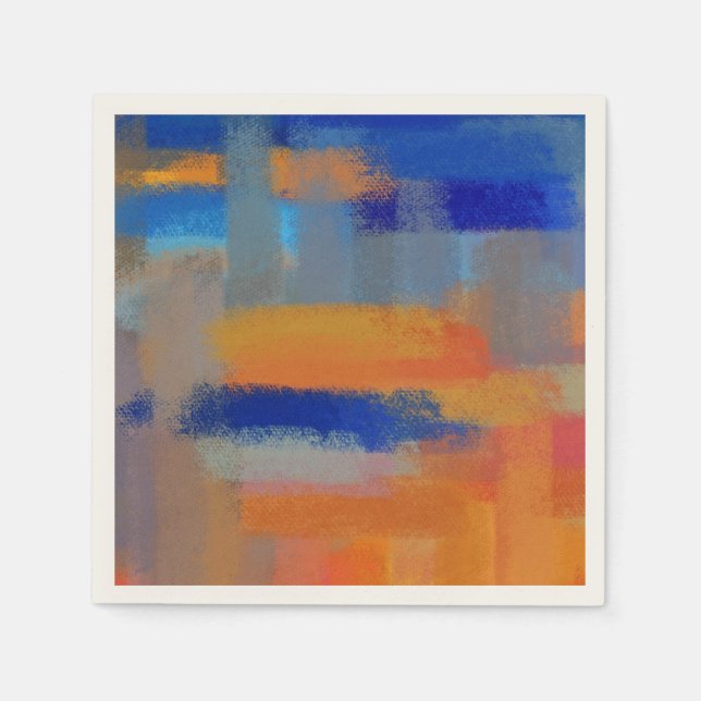 Abstract Colours Painting #2 Napkin (Front)