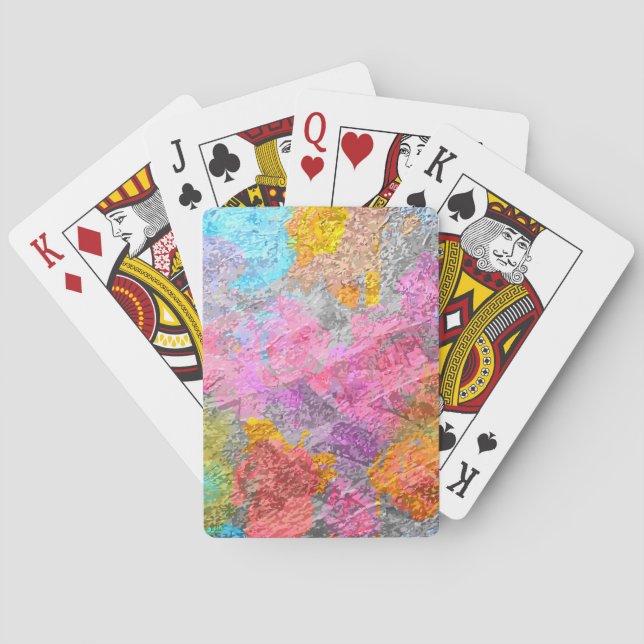 Abstract Colours Playing Cards (Back)