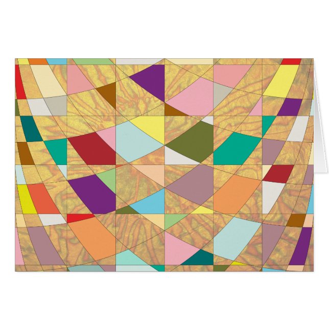 Abstract Colours Sun Burst (Front Horizontal)