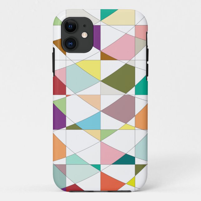 Abstract Colours Tapestry Case-Mate iPhone Case (Back)