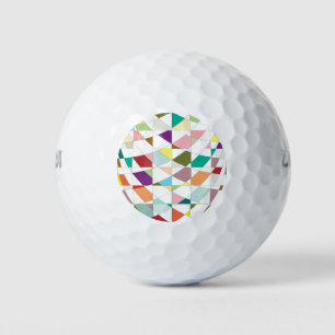 Abstract Colours Tapestry Golf Balls