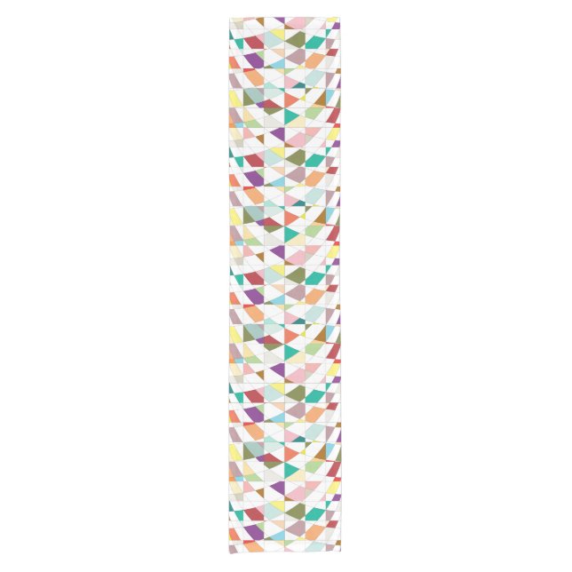 Abstract Colours Tapestry Short Table Runner (Front)