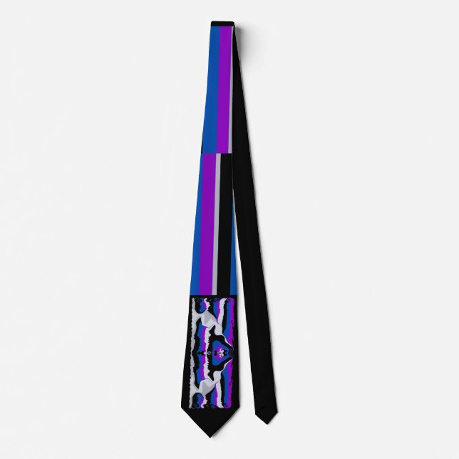 Abstract Colours Wed Tie (Front)