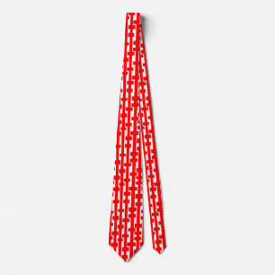 Abstract Columns - Red Tie
