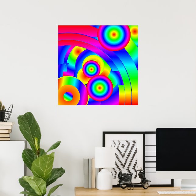 Abstract Comet Poster (Home Office)