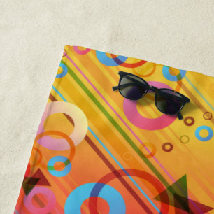 Abstract Composition Beach Towel