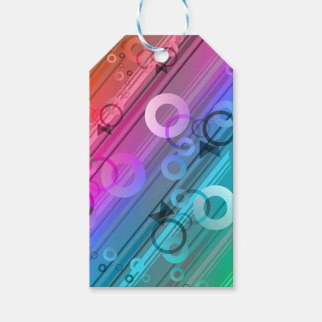 Abstract Composition Gift Tags (Front)