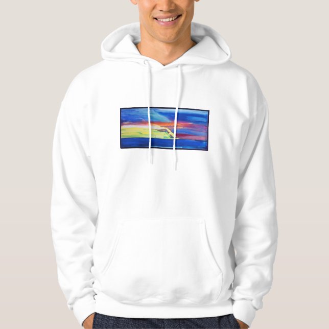 Abstract composition hoodie (Front)