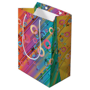 Abstract Composition Medium Gift Bag