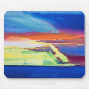 Abstract composition mouse pad