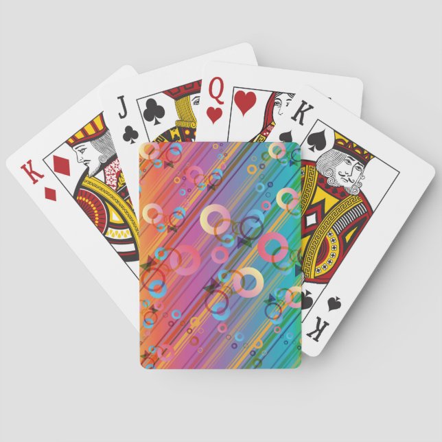 Abstract Composition Playing Cards (Back)