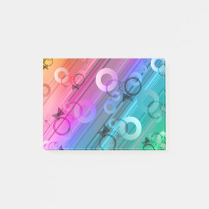 Abstract Composition Post-it Notes