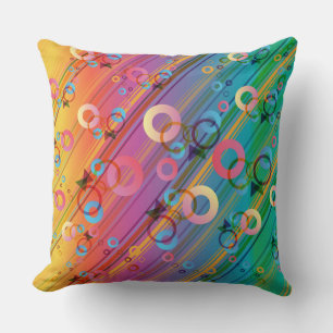 Abstract Composition Throw Pillow