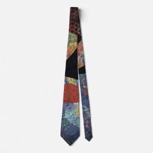 abstract  composition  tie