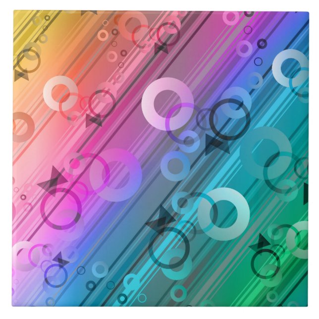 Abstract Composition Tile (Front)