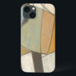 Abstract Composition with Muted Colours iPhone 13 Case<br><div class="desc">The muted colours of this Norman Wyatt composition harkens back to abstract works by Piet Mondrian. While the paints used are toned down, their the colours together speak loudly and call attention to the piece. Purchase your copy today!</div>