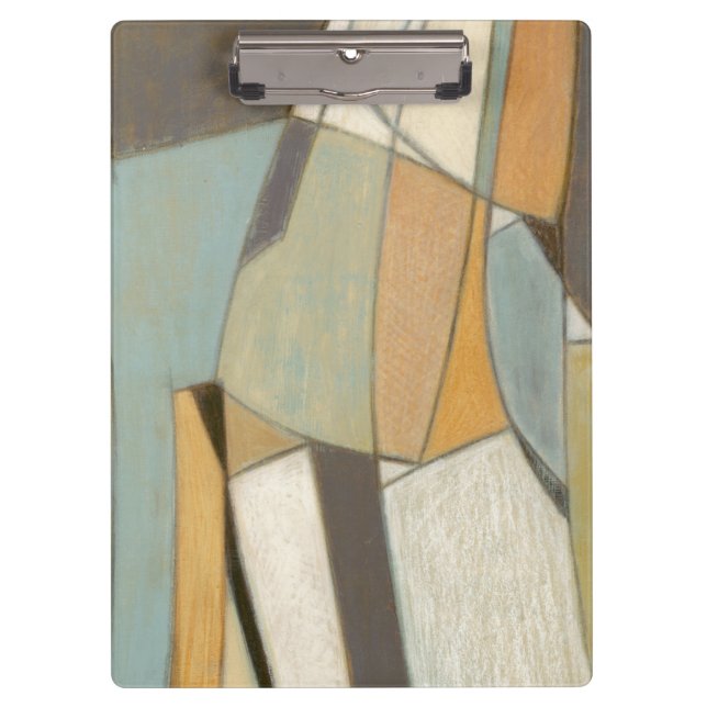 Abstract Composition with Muted Colours Clipboard (Front)
