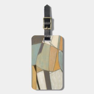 Abstract Composition with Muted Colours Luggage Tag