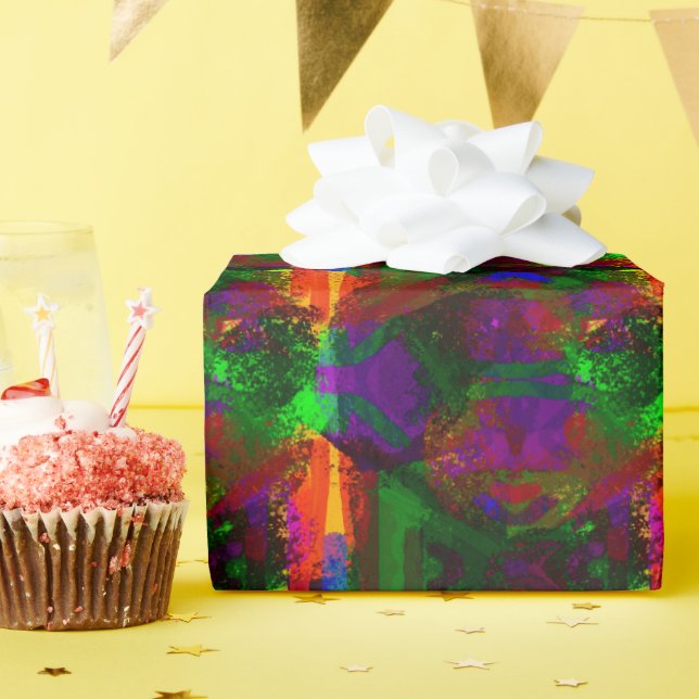 abstract composition wrapping paper (Birthday Party)