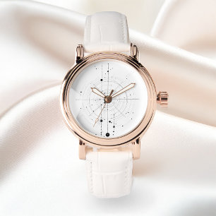 Abstract Concentric Circles Intersecting Lines  Watch