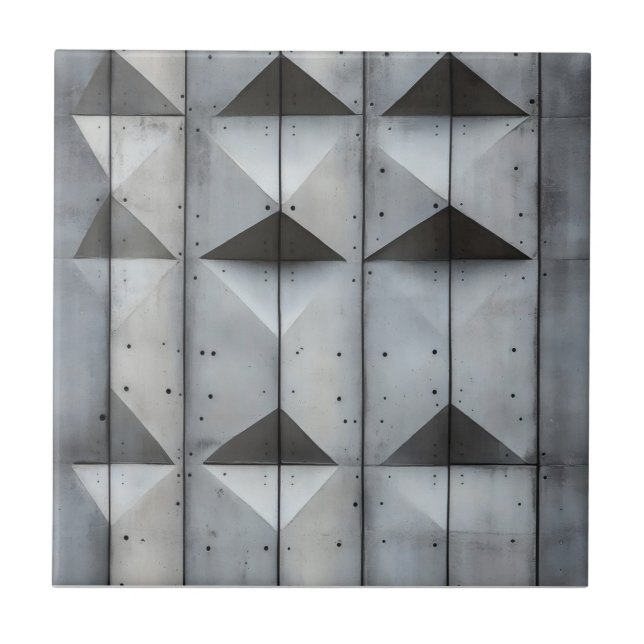 Abstract Concrete Pattern Tile (Front)