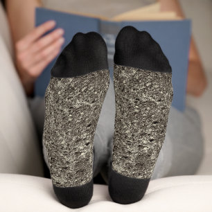 Abstract concrete texture socks