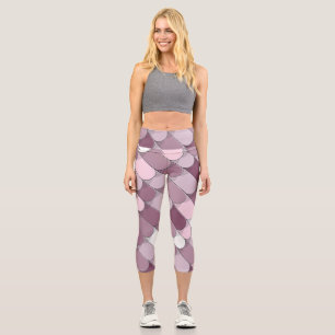 Abstract Construction (tiles) 2 Capri Leggings
