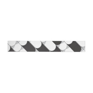 Abstract Construction (tiles) Wrap Around Label