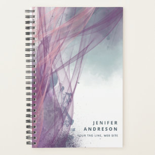 Abstract contemporary modern artistic planner