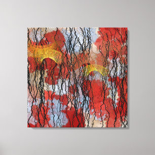 Abstract Contemporary Painting Canvas Print
