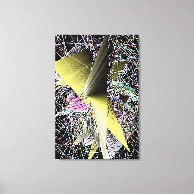 Abstract Contemporary Painting  Canvas Print (Front)