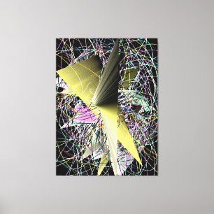 Abstract Contemporary Painting Canvas Print