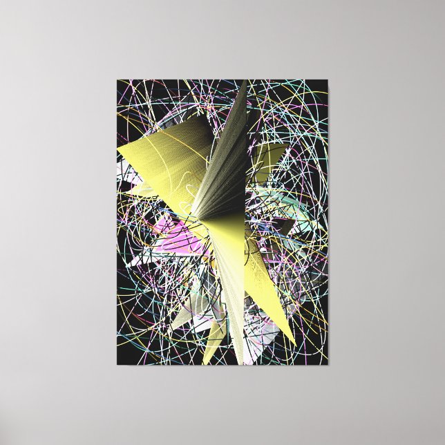 Abstract Contemporary Painting  Canvas Print (Front)